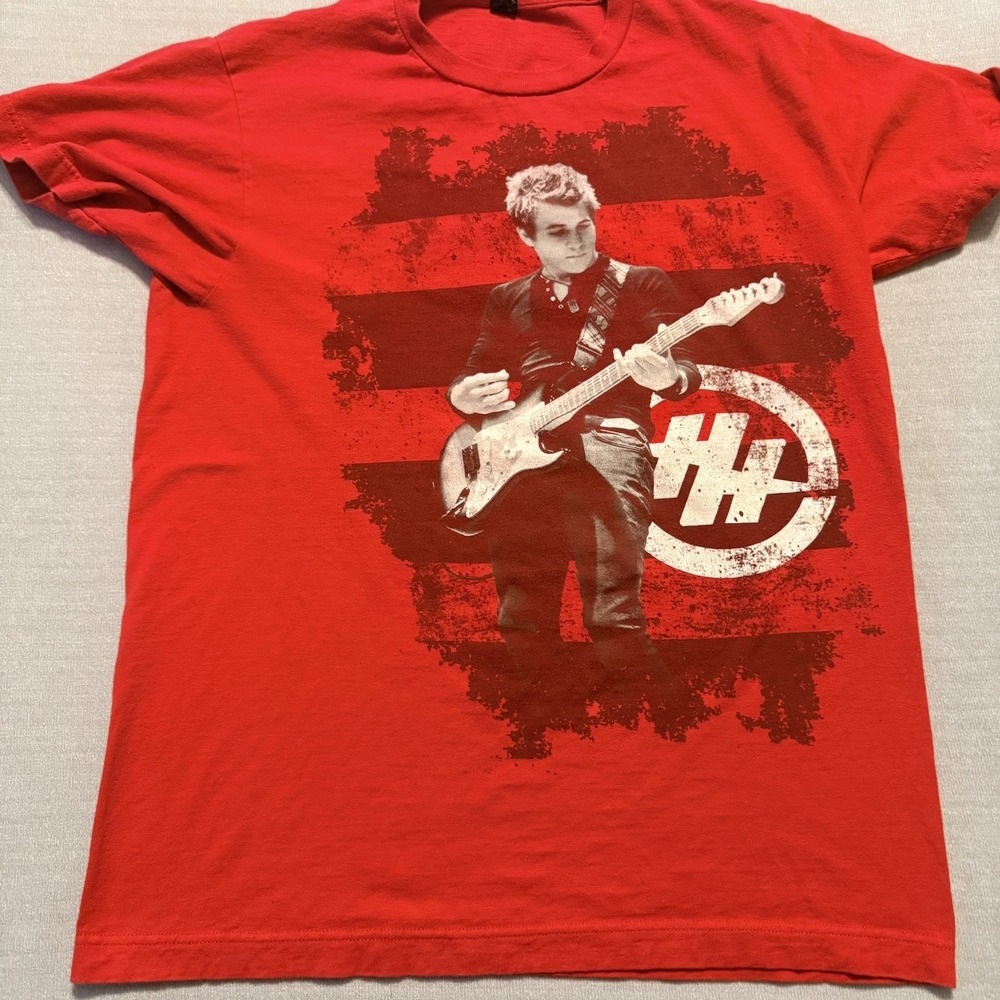 Hunter Hayes T Shirt Mens M Red Country Music Guitar Graphic Tultex Tee